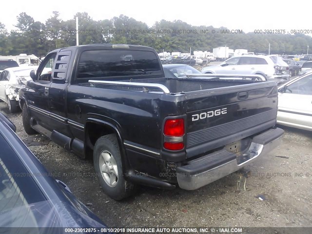 3B7HC13Y6TG165360 - 1996 DODGE RAM 1500 BLACK photo 3