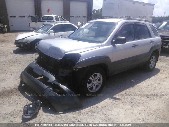 KNDJF723467289564 - 2006 KIA NEW SPORTAGE  GRAY photo 2