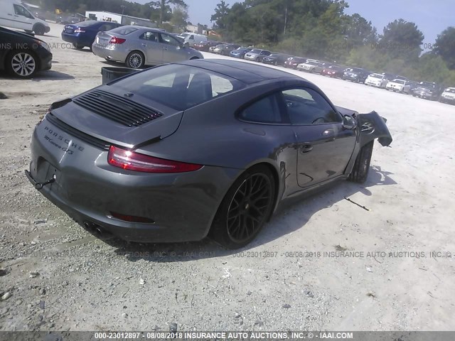 WP0AB2A92FS125540 - 2015 PORSCHE 911 CARRERA S/CARRERA 4S/GTS GRAY photo 4