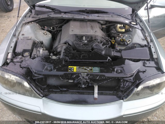 1LNFM87A86Y624131 - 2006 LINCOLN LS 绿色 照片 10