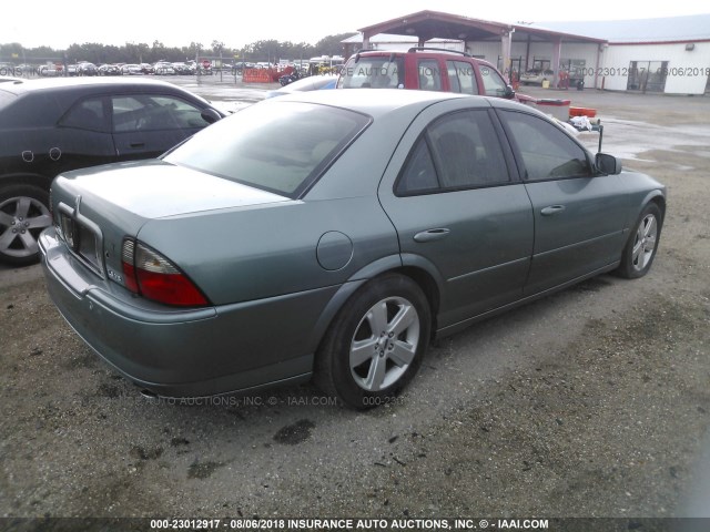 1LNFM87A86Y624131 - 2006 LINCOLN LS 绿色 照片 4