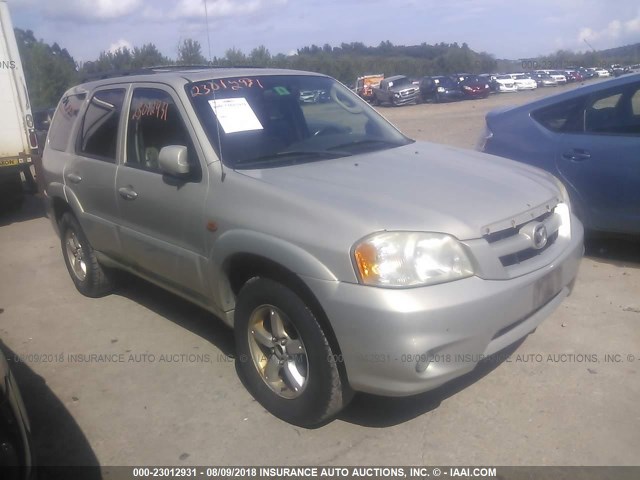 4F2CZ96105KM04208 - 2005 MAZDA TRIBUTE S GOLD photo 1