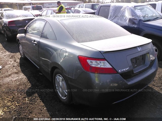 2HGFG11309H007206 - 2009 HONDA CIVIC DX-G GRAY photo 3