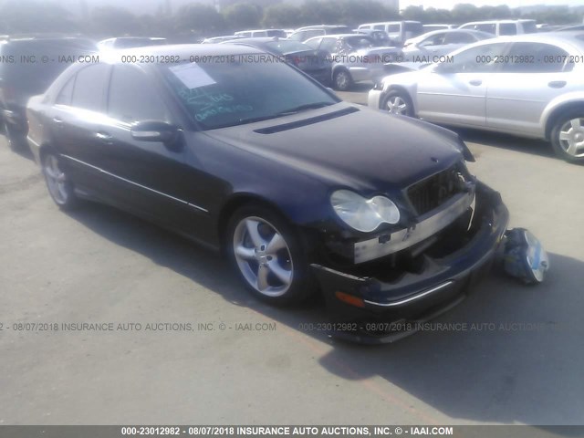 WDBRF52H76A855821 - 2006 MERCEDES-BENZ C GENERATION 2006 230 Dark Blue photo 1