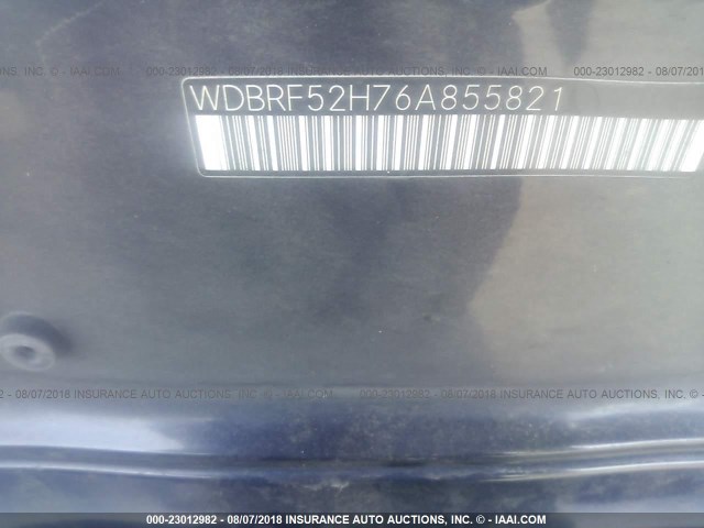 WDBRF52H76A855821 - 2006 MERCEDES-BENZ C GENERATION 2006 230 Dark Blue photo 9