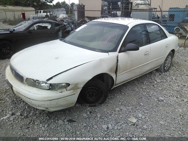 2G4WS52J831116994 - 2003 BUICK CENTURY CUSTOM WHITE photo 2