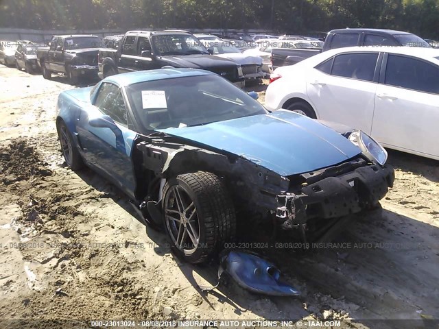 1G1YY25E585103353 - 2008 CHEVROLET CORVETTE Z06 BLUE photo 6