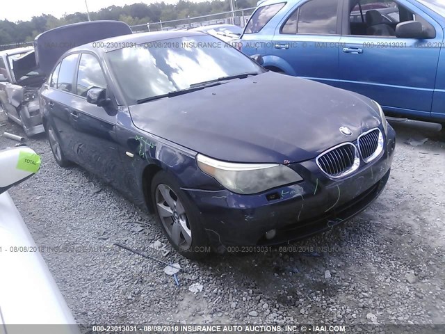 WBANF73567CC34835 - 2007 BMW 530 XI BLUE photo 1