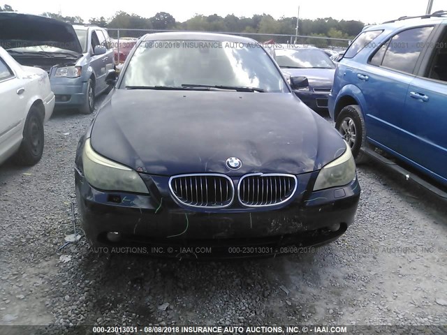 WBANF73567CC34835 - 2007 BMW 530 XI BLUE photo 6