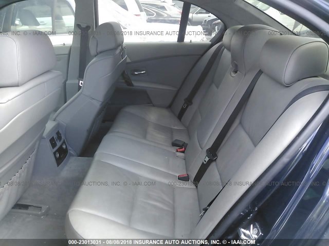 WBANF73567CC34835 - 2007 BMW 530 XI BLUE photo 8