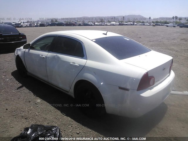 1G1ZH57B984227916 - 2008 CHEVROLET MALIBU 1LT WHITE photo 3