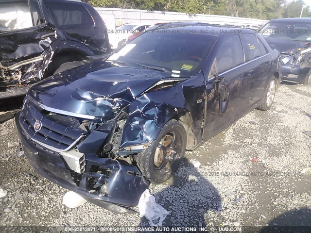 1G6DW677660163169 - 2006 CADILLAC STS BLUE photo 2