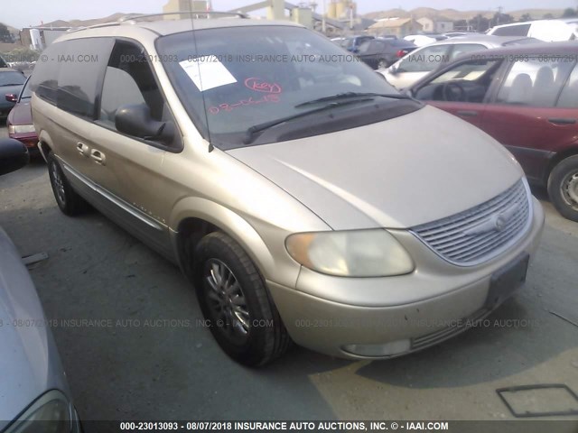 2C8GT64L21R138478 - 2001 CHRYSLER TOWN & COUNTRY LIMITED BEIGE photo 1