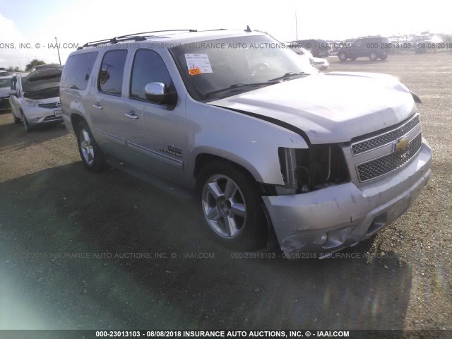 1GNSCHE0XDR192687 - 2013 CHEVROLET SUBURBAN C1500  LS SILVER photo 1