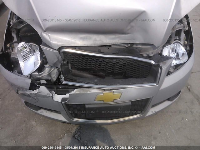KL1TD66E09B644808 - 2009 CHEVROLET AVEO LS/LT 银色 照片 6