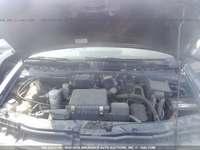 1GNDM19W4XB112535 - 1999 CHEVROLET ASTRO BLUE photo 10