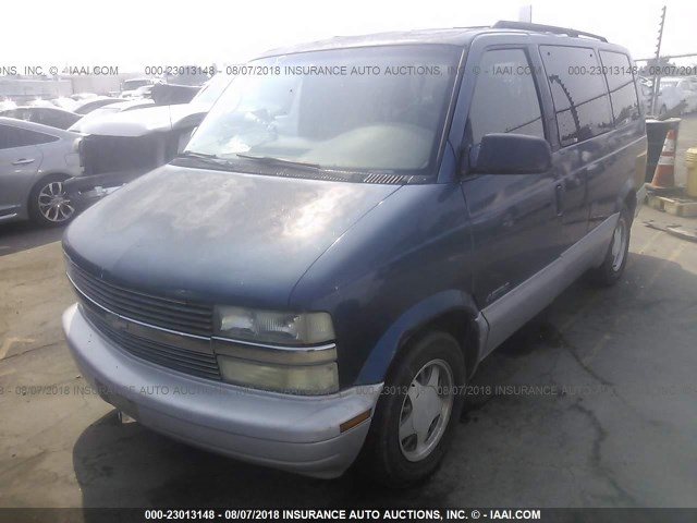 1GNDM19W4XB112535 - 1999 CHEVROLET ASTRO BLUE photo 2