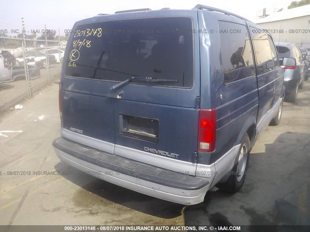 1GNDM19W4XB112535 - 1999 CHEVROLET ASTRO BLUE photo 4