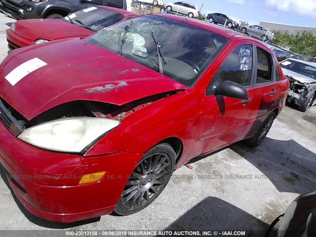 1FAFP34392W341544 - 2002 FORD FOCUS SE/SE COMFORT/SE SPORT RED photo 2