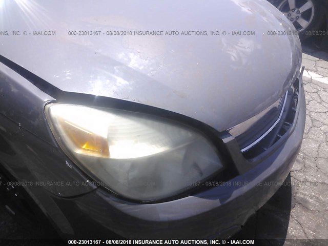 1G8ZS57NX8F125770 - 2008 SATURN AURA XE GRAY photo 6