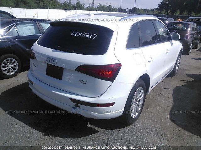 WA1LFAFP8EA076969 - 2014 AUDI Q5 PREMIUM PLUS WHITE photo 4