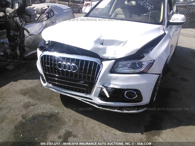 WA1LFAFP8EA076969 - 2014 AUDI Q5 PREMIUM PLUS WHITE photo 6