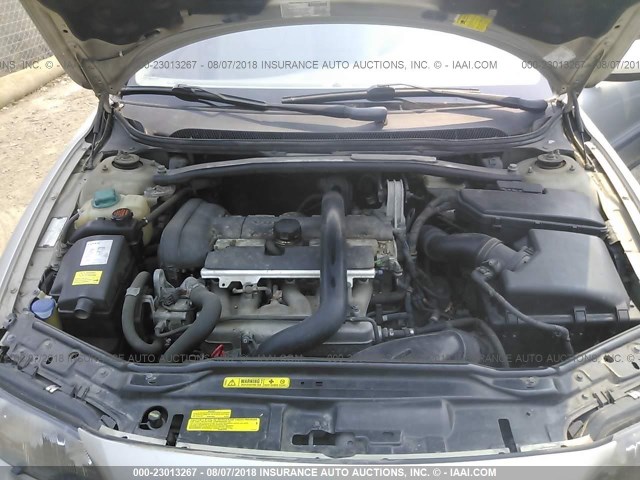 YV1SW58D211117466 - 2001 VOLVO V70 2.4T SILVER photo 10