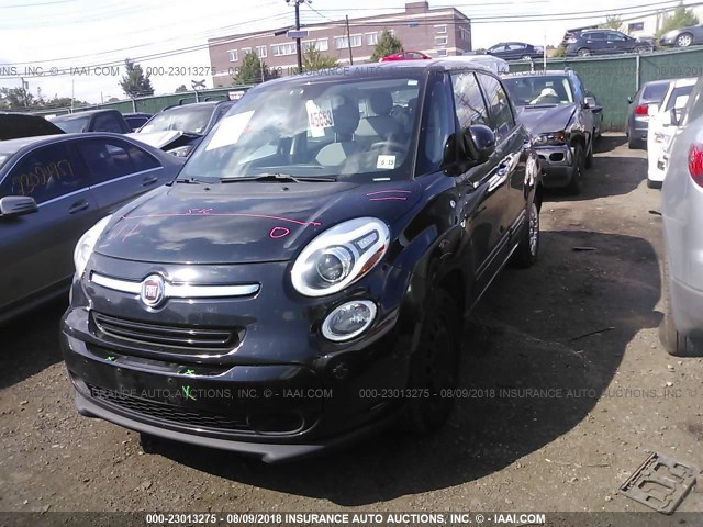 ZFBCFAAH1EZ011617 - 2014 FIAT 500L POP BLACK photo 2