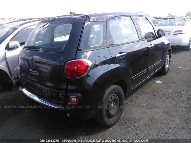 ZFBCFAAH1EZ011617 - 2014 FIAT 500L POP BLACK photo 4