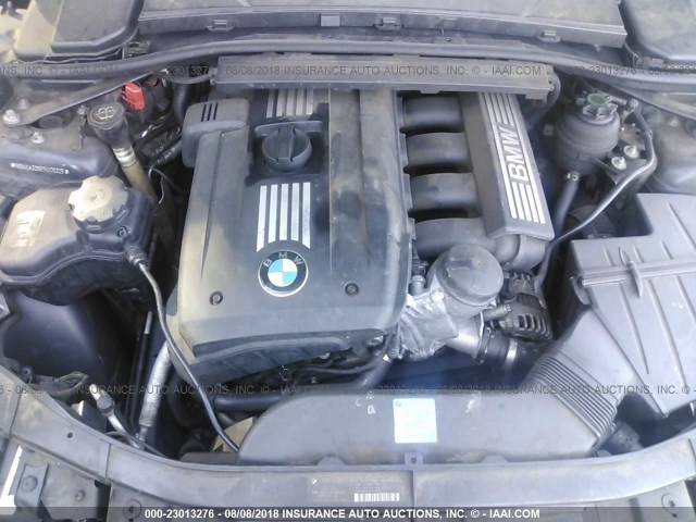 WBAVA33557KX76325 - 2007 BMW 328 BLACK photo 10