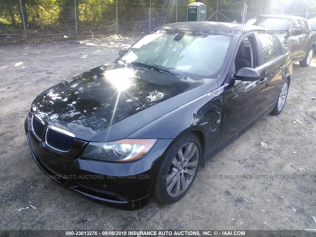 WBAVA33557KX76325 - 2007 BMW 328 BLACK photo 2