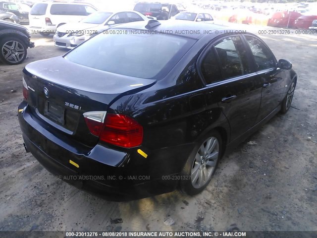 WBAVA33557KX76325 - 2007 BMW 328 BLACK photo 4