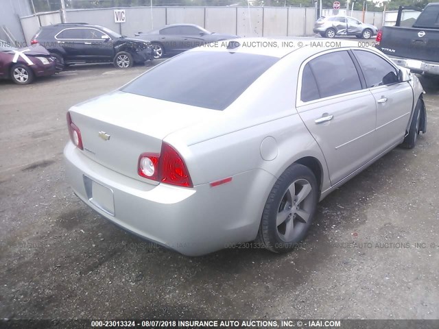 1G1ZC5E01CF303013 - 2012 CHEVROLET MALIBU 1LT SILVER photo 4