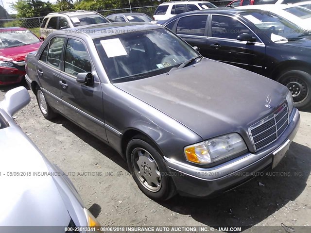 WDBHA22E9TF424541 - 1996 MERCEDES-BENZ C 220 GRAY photo 1