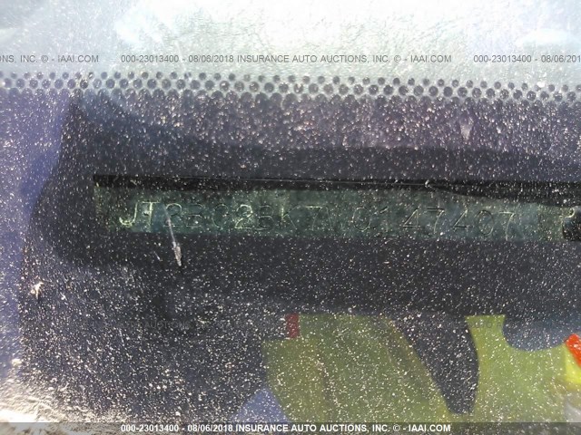 JT2BG28K7W0147407 - 1998 TOYOTA CAMRY LE/XLE WHITE photo 9