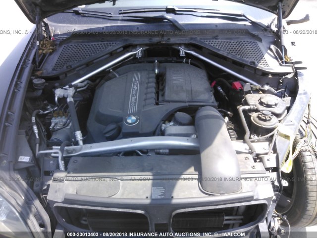 5UXZV4C53CL763588 - 2012 BMW X5 XDRIVE35I BLACK photo 10