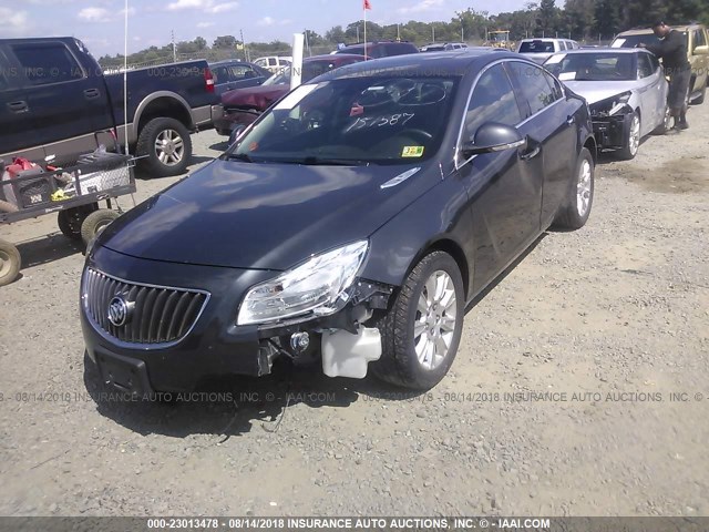 2G4GS5ER6C9151587 - 2012 BUICK REGAL PREMIUM GRAY photo 6