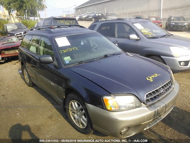 4S3BH675747638202 - 2004 SUBARU LEGACY OUTBACK AWP 蓝色 照片 1