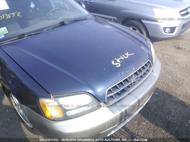 4S3BH675747638202 - 2004 SUBARU LEGACY OUTBACK AWP 蓝色 照片 6