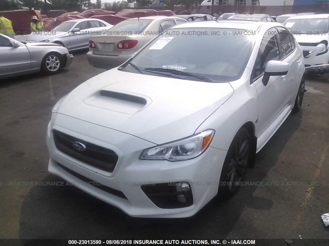 JF1VA1E60H9837673 - 2017 SUBARU WRX PREMIUM WHITE photo 2