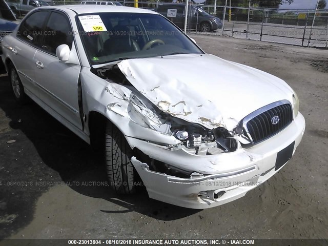 KMHWF35H34A079300 - 2004 HYUNDAI SONATA GLS/LX WHITE photo 6