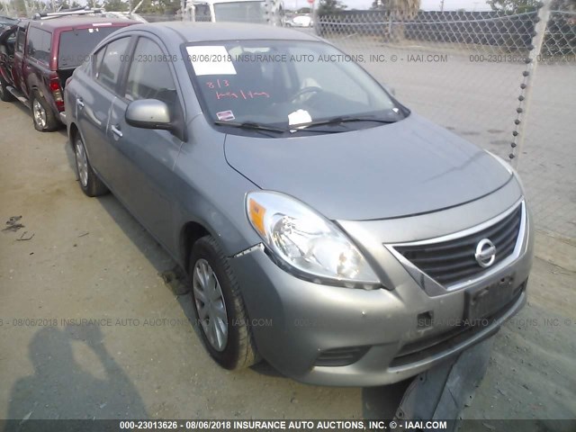 3N1CN7AP7CL908409 - 2012 NISSAN VERSA S/SV/SL GRAY photo 6