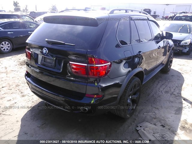 5UXZW0C51CL669828 - 2012 BMW X5 XDRIVE35D BLACK photo 4