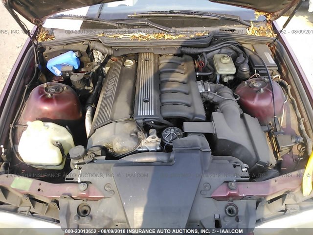 WBACB4328RFM02514 - 1994 BMW 325 I AUTOMATIC ბურგუნდია ფოტო 10