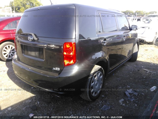 JTLKE50E881014614 - 2008 TOYOTA SCION XB Қара фото 4