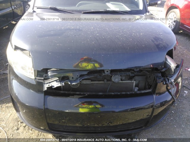 JTLKE50E881014614 - 2008 TOYOTA SCION XB Қара фото 6