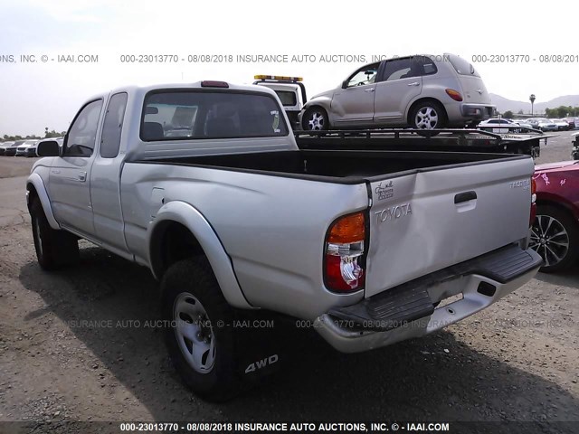 5TEWM72N52Z138328 - 2002 TOYOTA TACOMA XTRACAB TAN photo 3