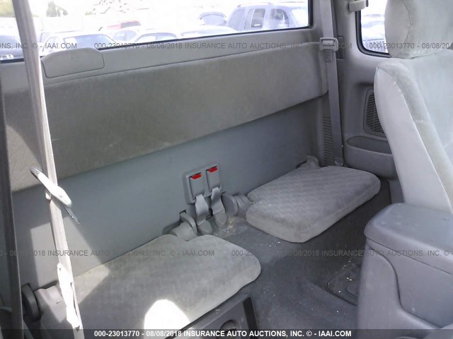 5TEWM72N52Z138328 - 2002 TOYOTA TACOMA XTRACAB TAN photo 8