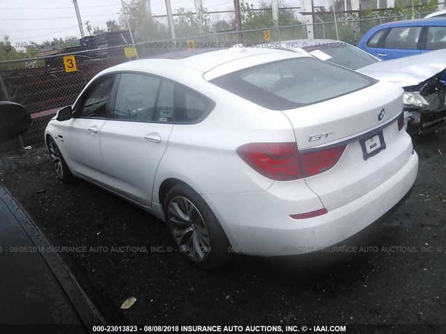 WBASP4C51BC341795 - 2011 BMW 550 XIGT WHITE photo 3
