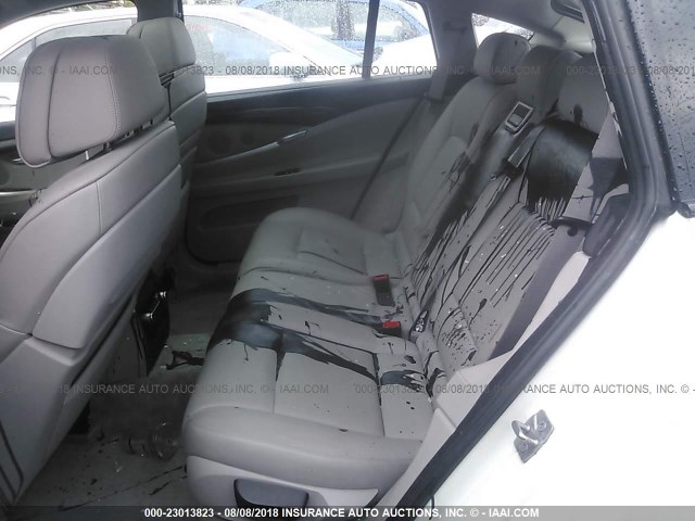 WBASP4C51BC341795 - 2011 BMW 550 XIGT WHITE photo 8